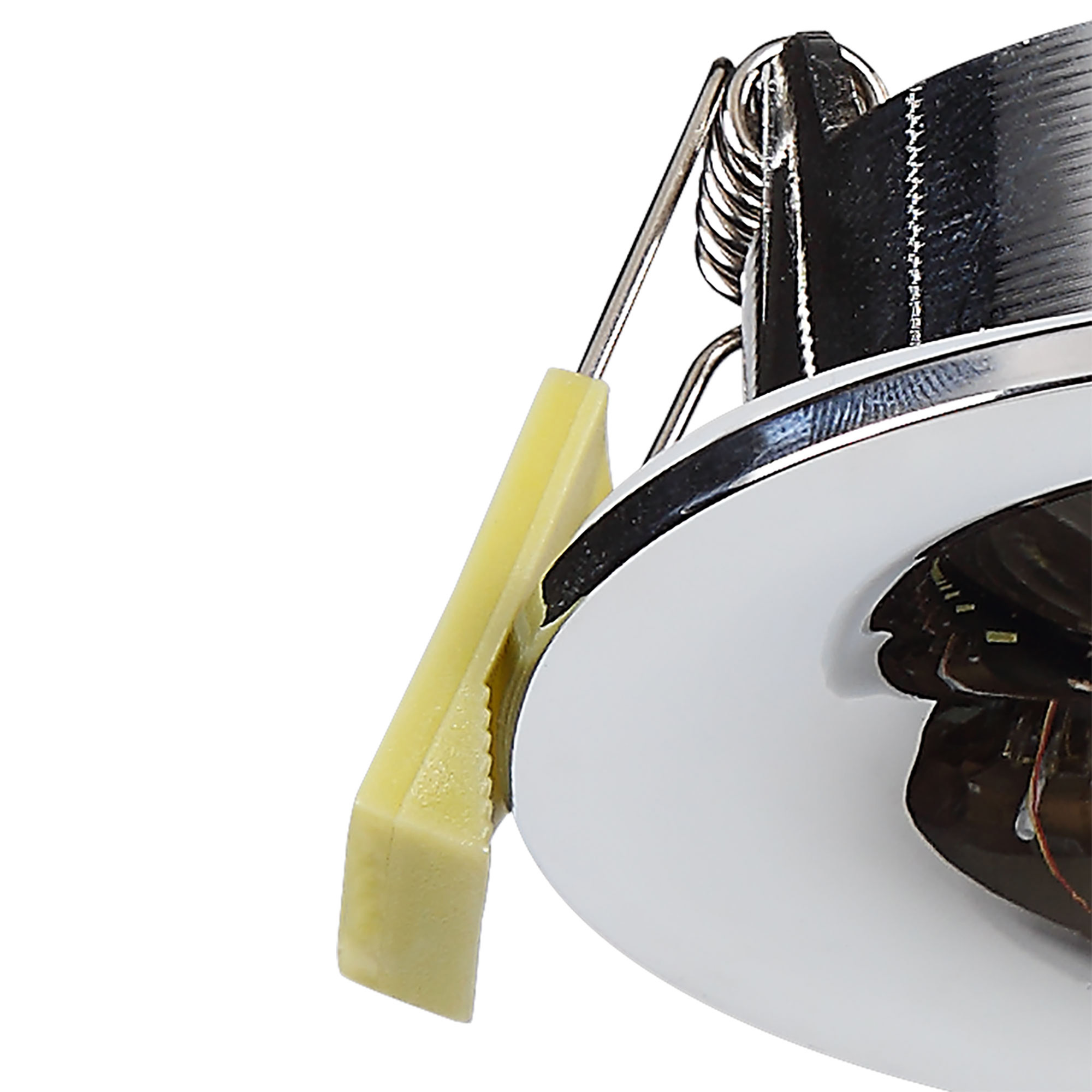 Bruve GU10 Recessed Round Polished Chrome IP65 Downlighter, Cut-Out 68mm DX200402  Dlux Bruve IP65